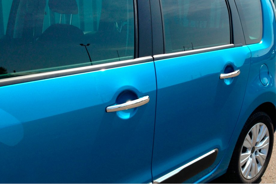 Citroen C-3 2009–2016 Cubiertas de Manijas Cromadas (4 uds., Acero Inoxidable) Image