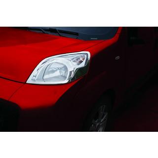 Cubiertas de Faros Cromadas (2 uds., Acero Inoxidable) Citroen Nemo 2007-2017 foto 1
