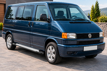 Volkswagen T4 Caravelle/Multivan 1990–2003 Estribos Laterales Allmond Grey (2 uds., Aluminio) foto 1