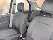 Dacia Logan I 2005-2008 Fundas de Asientos de Coche (Tela, Classik) foto 2