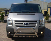 Ford Transit 2000–2014 Defensa Delantera WT003 (2006-2014, Acero Inoxidable) foto 1