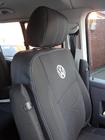 Volkswagen T5 Caravelle 2004-2010 Fundas de Asientos de Coche (Cuero Ecológico y Tela, Premium) Juego completo interior y asientos delanteros (1+1) foto 14