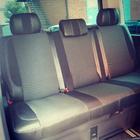 Volkswagen T5 Caravelle 2004-2010 Fundas de Asientos de Coche (Cuero Ecológico y Tela, Premium) Juego completo interior y asientos delanteros (1+1) foto 5