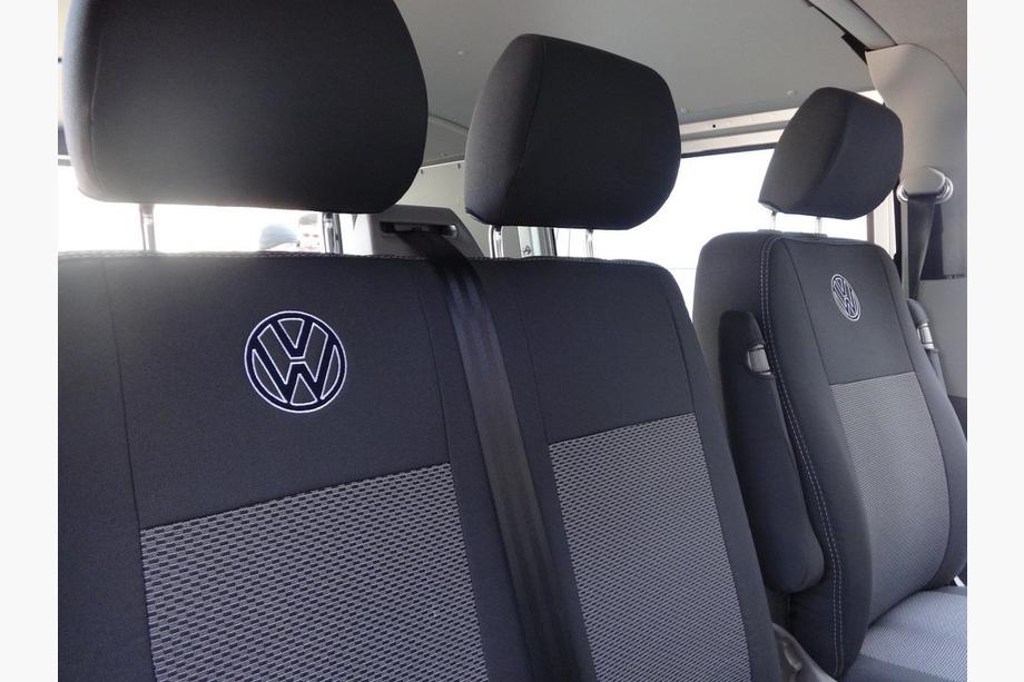Volkswagen T5 2010-2015 Fundas de Asientos de Coche (Tela, Classik) Juego completo interior → Asientos delanteros (1+1) Foto 3