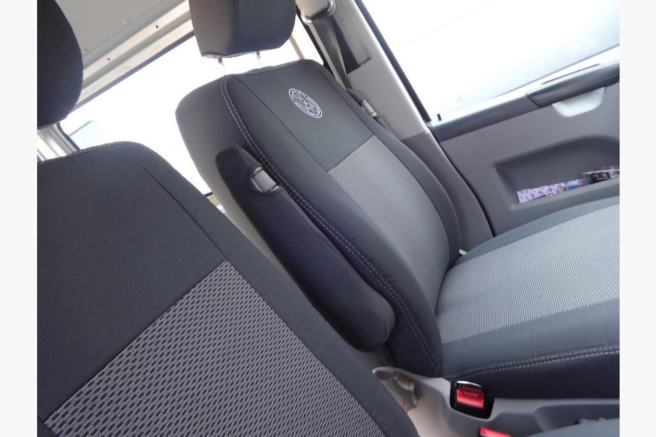Volkswagen T5 2010-2015 Fundas de Asientos de Coche (Tela, Classik) Juego completo interior → Asientos delanteros (1+1) Foto 5