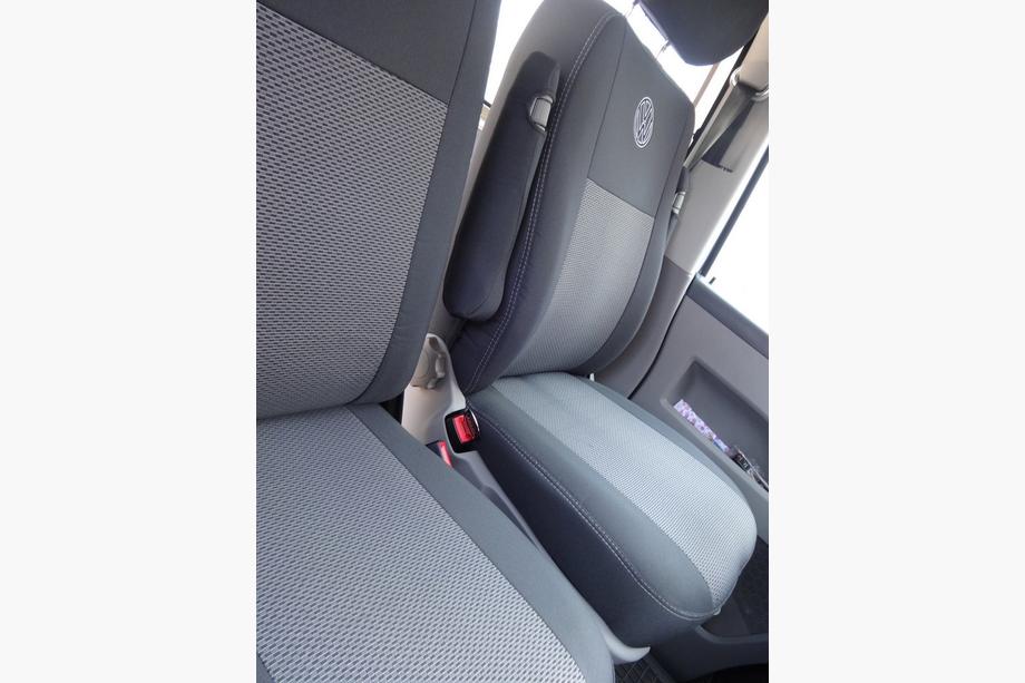 Volkswagen T5 2010-2015 Fundas de Asientos de Coche (Tela, Classik) Juego completo interior → Asientos delanteros (1+1) Foto 6