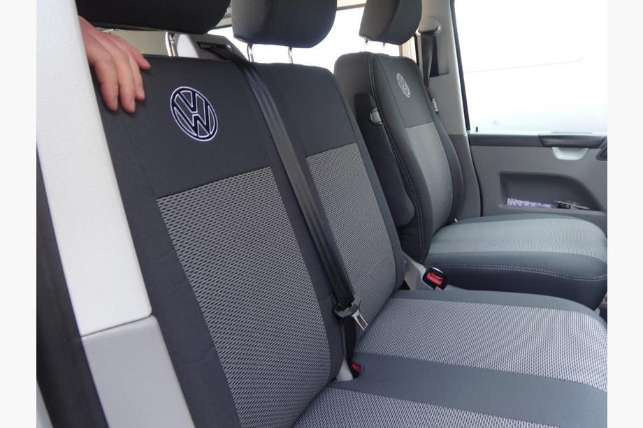Volkswagen T5 2010-2015 Fundas de Asientos de Coche (Tela, Classik) Juego completo interior → Asientos delanteros (1+1) Foto 9
