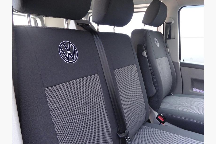 Volkswagen T5 2010-2015 Fundas de Asientos de Coche (Tela, Classik) Juego completo interior → Asientos delanteros (1+1) Foto 10