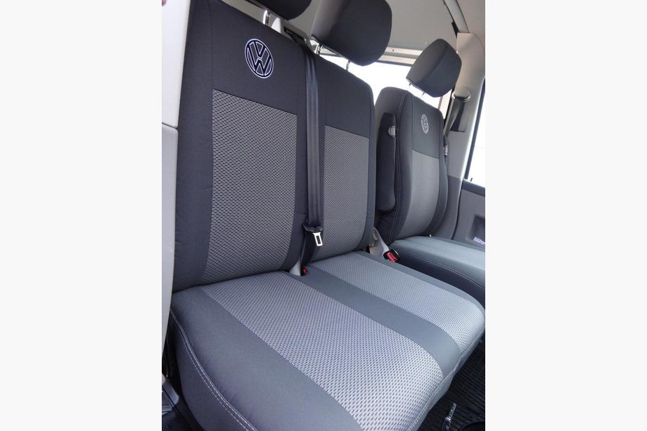 Volkswagen T5 2010-2015 Fundas de Asientos de Coche (Tela, Classik) Juego completo interior → Asientos delanteros (1+1) Foto 12