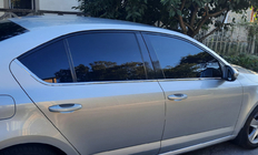 Skoda Octavia III A7 2013-2019 Molduras de Ventanas (6 piezas, Acero Inoxidable) foto 8