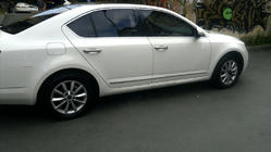 Skoda Octavia III A7 2013-2019 Juego completo de molduras de ventanas acero inoxidable (10 piezas) foto 3