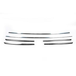Cubiertas de Parrilla Cromadas 2006-2014 (6 piezas, Acero Inoxidable) Fiat Ducato 2006-2025 foto 3