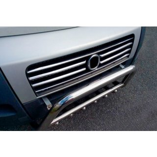 Cubiertas de Parrilla Cromadas 2006-2014 (6 piezas, Acero Inoxidable) Fiat Ducato 2006-2025 foto 2