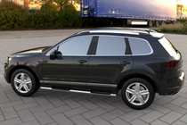 Volkswagen Touareg 2010-2018 Barras Laterales (2 uds, Acero Inoxidable) foto 1