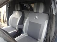 Citroen Jumpy 2007–2017 Fundas de Asientos de Coche (Polipiel↗Tela, Premium) foto 3