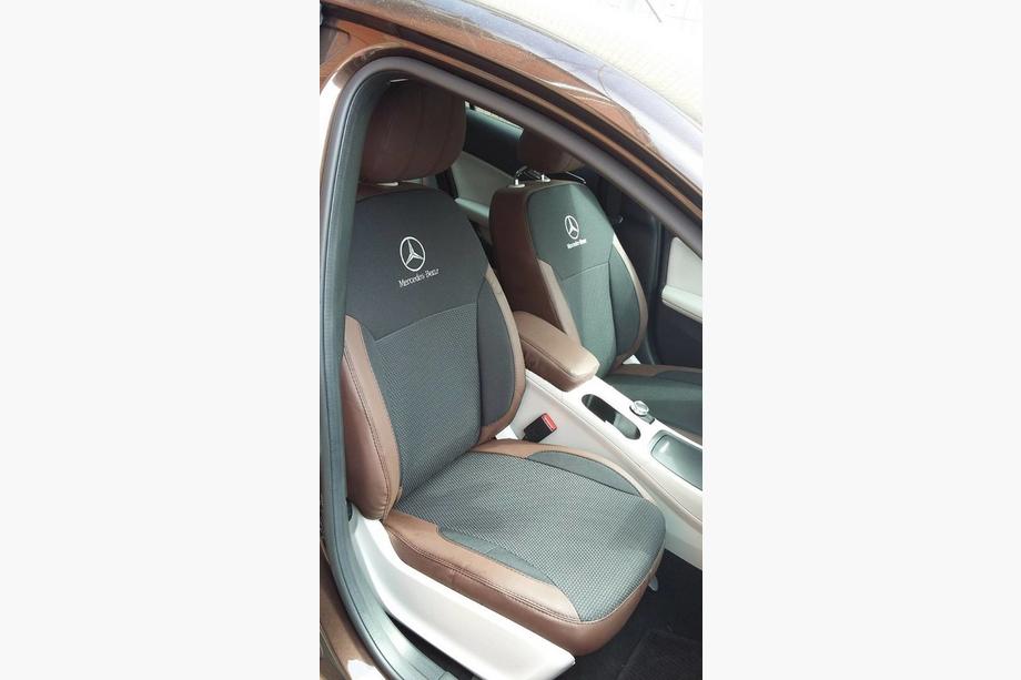 Mercedes A-class W176 2012-2018 Fundas de Asientos de Coche (Polipiel↗Tela, Premium) Foto 5