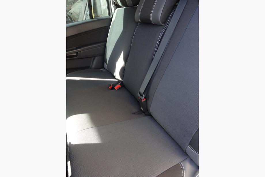 Opel Zafira B 2005–2011 Fundas de Asientos de Coche (Polipiel↗Tela, Premium) Foto 3