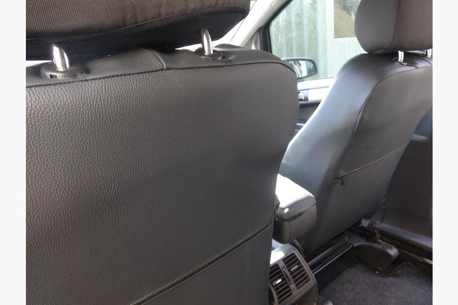 Opel Zafira B 2005–2011 Fundas de Asientos de Coche (Polipiel↗Tela, Premium) Foto 7
