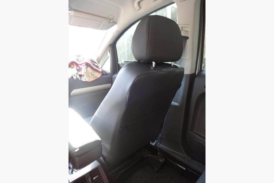 Opel Zafira B 2005–2011 Fundas de Asientos de Coche (Polipiel↗Tela, Premium) Foto 14