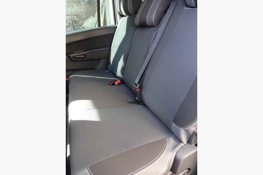 Opel Zafira B 2005–2011 Fundas de Asientos de Coche (Polipiel↗Tela, Premium) Foto 15