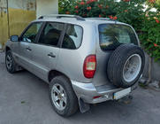 Chevrolet Niva 1998-2020 Barras de Techo Cromadas foto 3