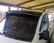 Fiat Doblo I 2001-2005 Visera para parabrisas (negro brillo, 5mm) foto 12
