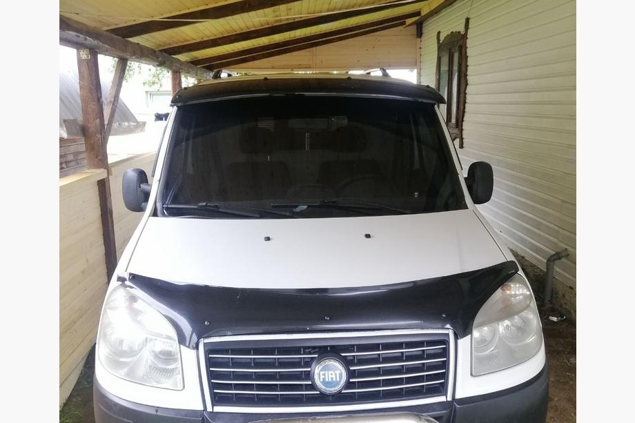 Fiat Doblo I 2001-2005 Visera para parabrisas (negro brillo, 5mm) Foto 10