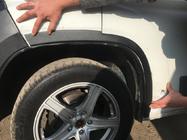 Peugeot Boxer 2006-2025 Aletines de aleta (4 uds, negros) Metálico foto 12