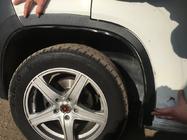 Peugeot Boxer 2006-2025 Aletines de aleta (4 uds, negros) Metálico foto 13
