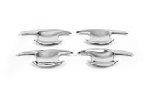 Mazda 6 2008-2012 Cubetas cromadas para manijas con pétalos (4 uds, plástico) foto 2