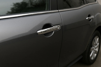 Mazda CX-7 2006-2012 Cubiertas de Manijas Cromadas V2 (4 uds, Acero Inoxidable) foto 1