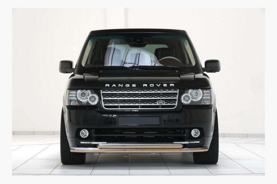 Range Rover III L322 2002-2012 Defensa Delantera ST014 (Acero Inoxidable) Image