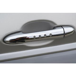 Cubierta cromada para manija de puerta con orificios (1 ud, acero inoxidable) Mercedes Vito W639 2004-2014 foto 1
