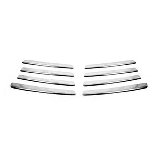 Embellecedores de parrilla cromados Capó inclinado (8 uds., acero inoxidable) Volkswagen T4 Transporter 1990-2003 foto 2