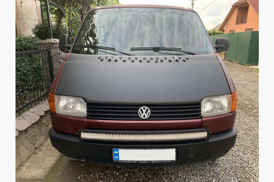 Volkswagen T4 Caravelle/Multivan 1990–2003 Funda de capó para capó plano (cuero sintético) Foto 1