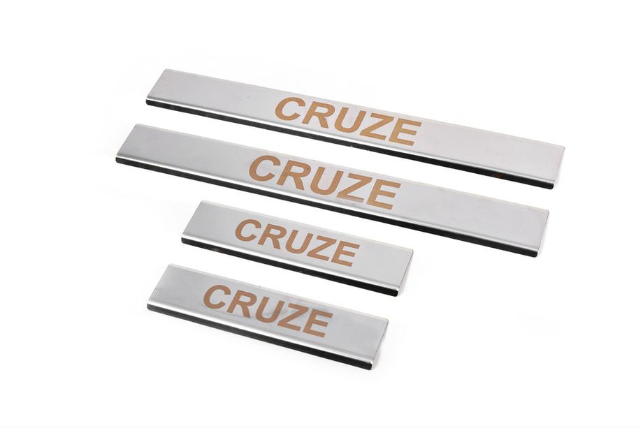 Chevrolet Cruze 2009–2015 Cubiertas de Umbral V1 (4 uds, Carmos) Foto 1