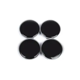 Tapacubos centrales 68/64mm V1 negro (4 uds) foto 2