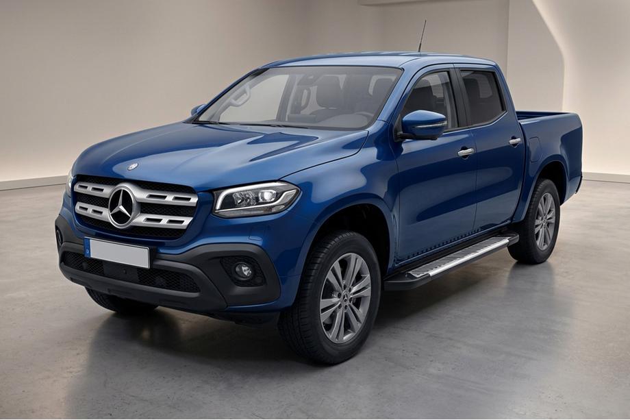 Mercedes X class 2017-2020 Estribos Laterales Line (2 uds., Aluminio) Image