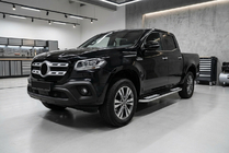 Mercedes X class 2017-2020 Estribos Laterales Tayga Grey V2 (2 uds., Aluminio) foto 1