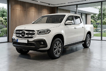 Mercedes X class 2017-2020 Estribos Laterales Tayga Black V1 (2 uds., Aluminio) foto 1