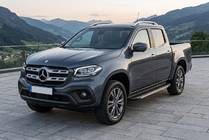 Mercedes X class 2017-2020 Estribos Laterales Bosphore Grey (2 uds., Aluminio) foto 1