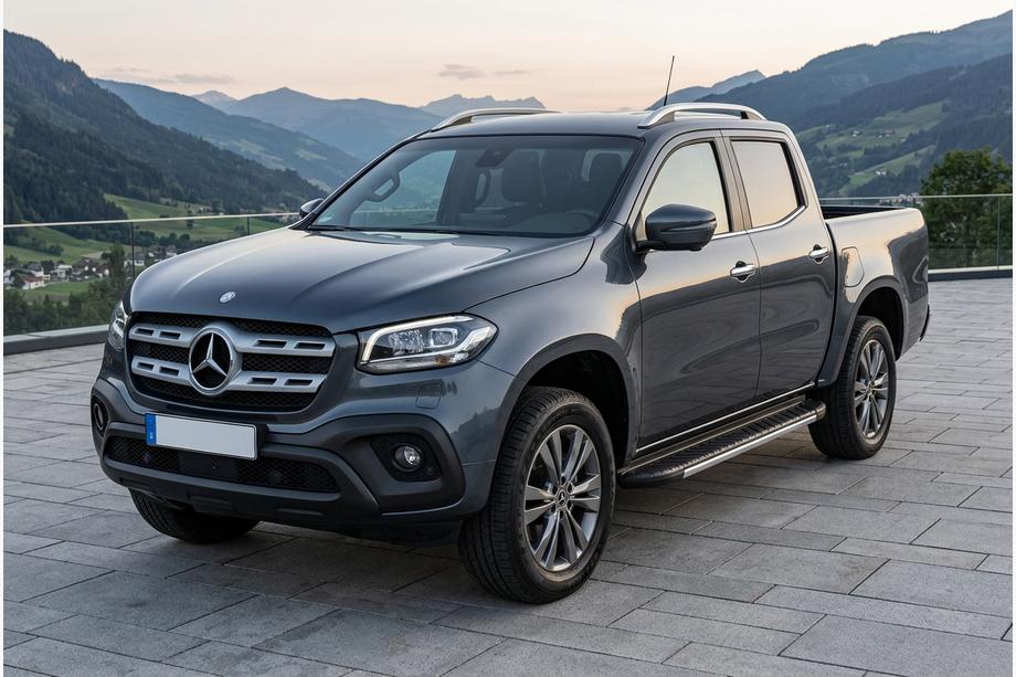 Mercedes X class 2017-2020 Estribos Laterales Bosphore Grey (2 uds., Aluminio) Image