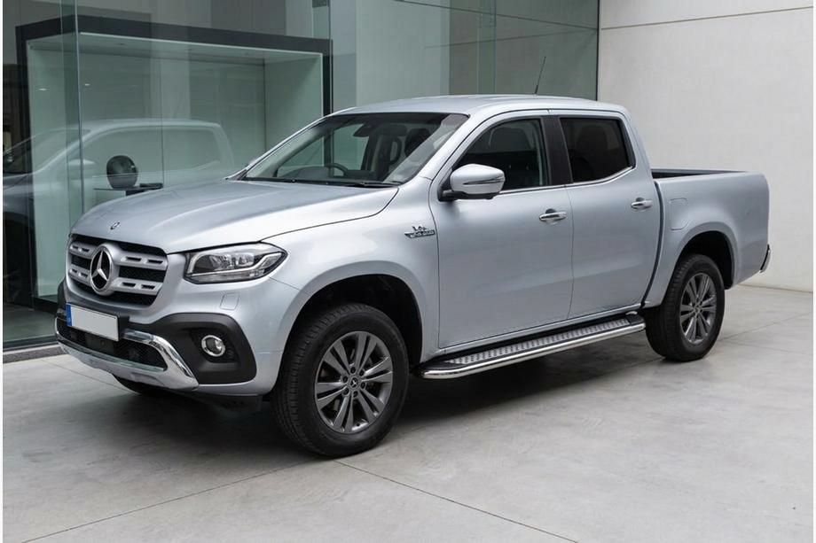 Mercedes X class 2017-2020 Estribos Laterales Maydos V2 (2 uds., Aluminio) Image