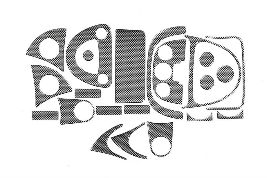 Smart 1998-2007 Cubiertas de Panel de Salpicadero Carbono Image