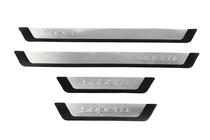 Skoda Superb 2009-2015 Embellecedores de umbral OmsaLine (4 uds, acero inoxidable) foto 2