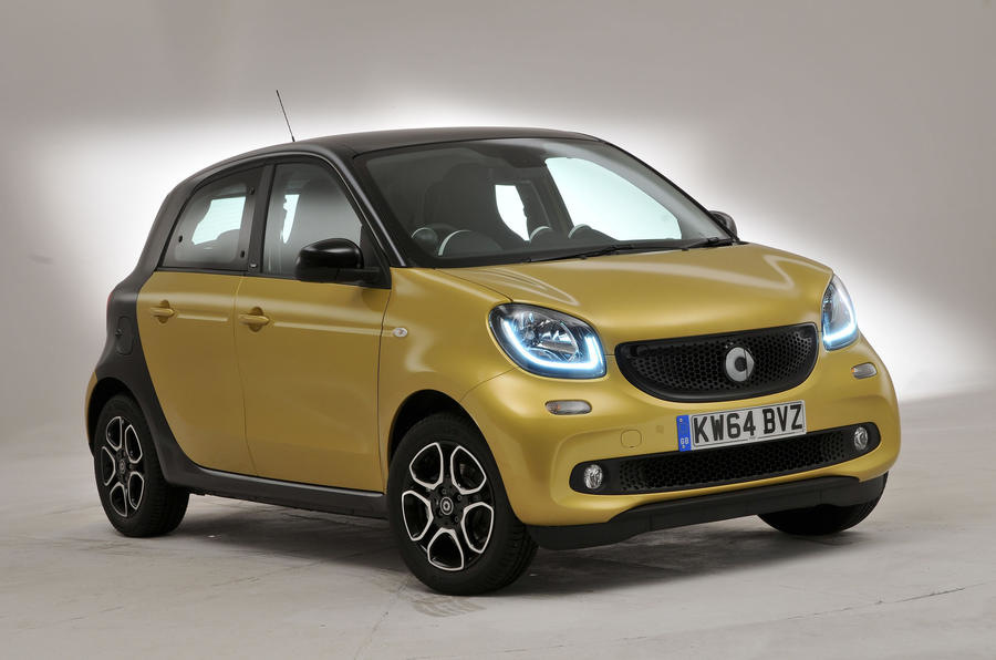 Revisión del hatchback compacto de cinco puertas Smart Forfour