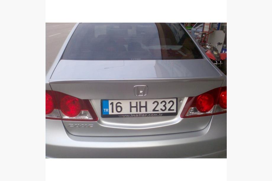 Honda Civic Sedan VIII 2006-2011 Alerón Inche (imprimado para pintar) Image