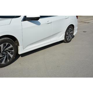 Faldones laterales (imprimados para pintar) Honda Civic Sedan X 2016-2021 foto 4
