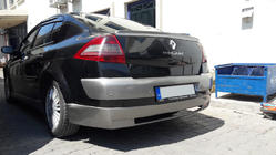 Renault Megane II 2004-2009 Cubierta trasera de parachoques (imprimada para pintar) foto 1