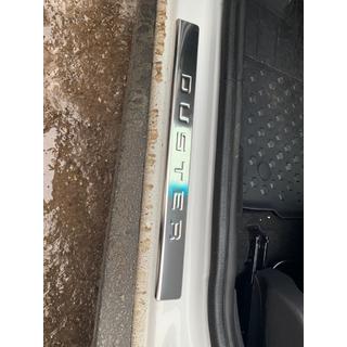Protector de umbral OmsaLine (4 uds, acero inoxidable) Dacia Duster 2008-2018 foto 2